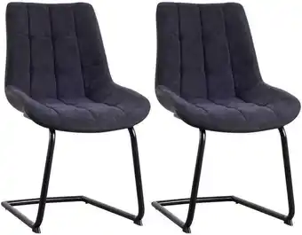 Möbelix Schwingstuhl marilea grau gepolstert 2er set Angebot