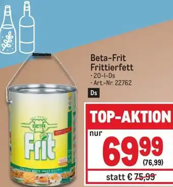 Metro Beta-Frit Frittierfett 20-l Angebot