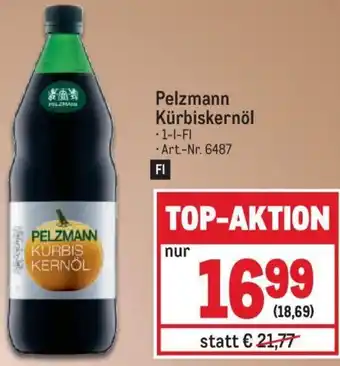 Metro Pelzmann Kürbiskernöl 1-l Angebot