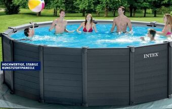 Hofer Graphite panel pool Angebot