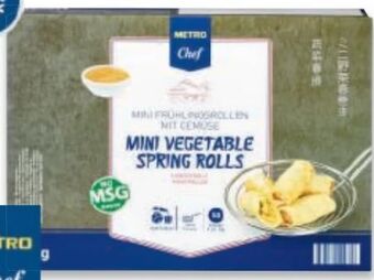 Metro Frühlingsrolle gemüse mini Angebot