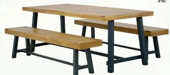 Metro Holz garnitur acacia Angebot