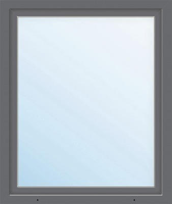 Hornbach Kunststofffenster aron basic weiß/anthrazit 600x1100 mm din rechts Angebot