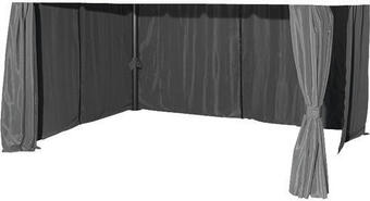 Hornbach Seitenteil für pavillon dubai siena garden polyester 180 g/m² 300x400 cm grau Angebot