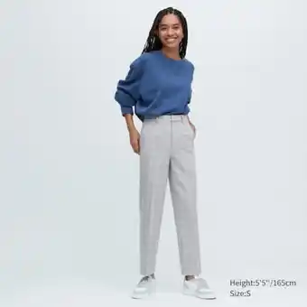 UNIQLO Smart checked ankle length trousers Angebot