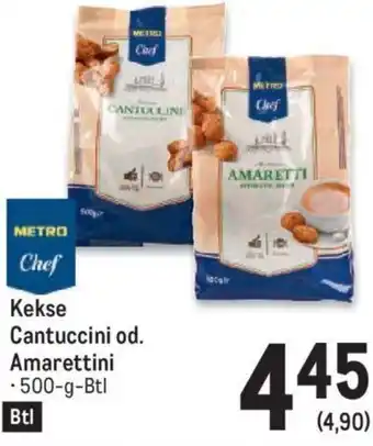 Metro Kekse Cantuccini od. Amarettini 500-g Angebot