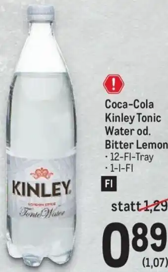 Metro Coca-Cola Kinley Tonic Water od. Bitter Lemon 1-1 Angebot