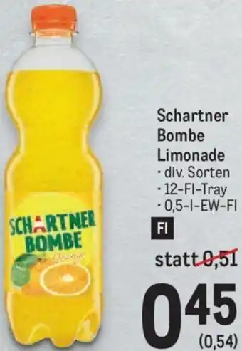 Metro Schartner Bombe Limonade 0,5-l Angebot