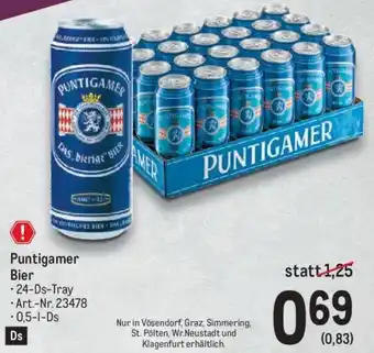 Metro Puntigamer Bier 0,5-l Angebot