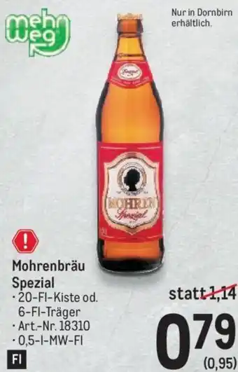 Metro Mohrenbräu Spezial 0,5-l Angebot