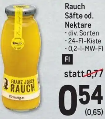 Metro Rauch Säfte od. Nektare 0,2-l Angebot