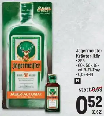 Metro Jägermeister Kräuterlikör 0,02-l-Fl Angebot