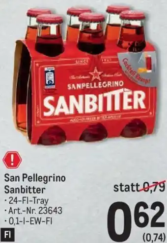Metro San Pellegrino Sanbitter 0,1-l-EW-FL Angebot