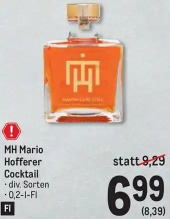 Metro MH Mario Hofferer Cocktail 0,2-l Angebot