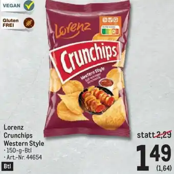 Metro Lorenz Crunchips Western Style 150-g Angebot