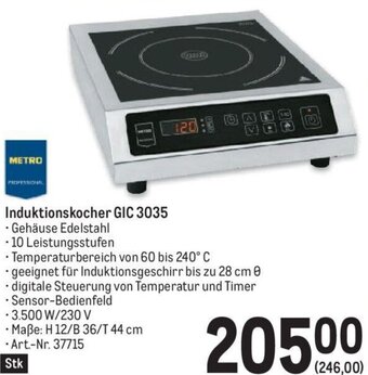 Metro Induktionskocher GIC 3035 Angebot