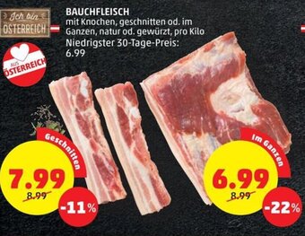 PENNY Bauchfleisch pro kilo Angebot