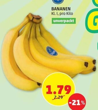 PENNY Bananen pro kilo Angebot