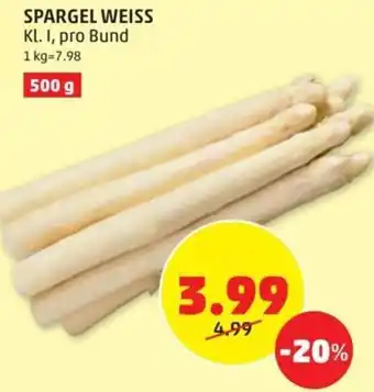PENNY Spargel Weiss 500 g Angebot