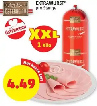 PENNY Extrawurst 1 kilo Angebot
