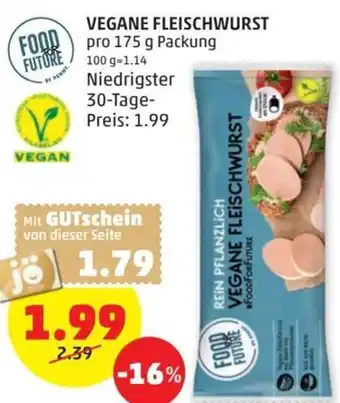 PENNY Vegane Fleischwurst 175 g Angebot