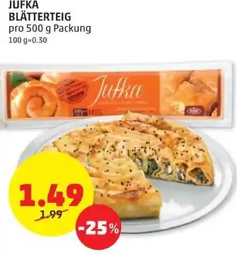 PENNY Jufka Blätterteig 500 g Angebot