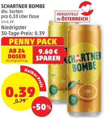 PENNY Schartner Bombe 0,33 Liter Angebot
