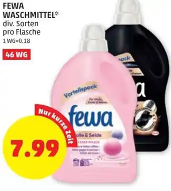 PENNY Fewa Waschmittel 46 WG Angebot