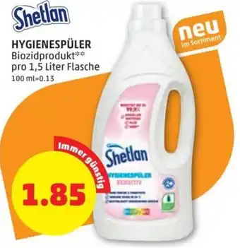 PENNY Shetlan Hygienespüler 0,5 Liter Angebot