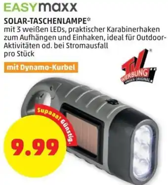PENNY Easymaxx Solar-Taschenlampe Angebot