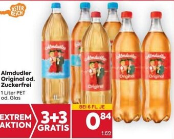 Billa Almdudler Original od. Zuckerfrei 1 Liter Angebot