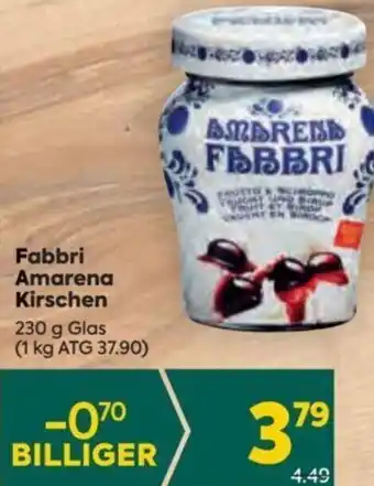 Billa Fabbri Amarena Kirschen 230 g Angebot