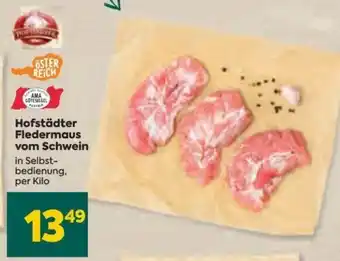 Billa Hofstädter Fledermaus vom Schwein per kilo Angebot