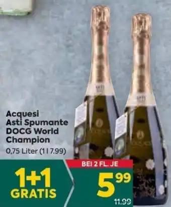 Billa Acquesi Asti Spumante DOCG World Champion 0,75 Liter Angebot