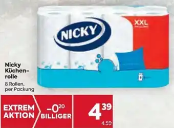Billa Nicky Küchenrolle 8 Rollen Angebot