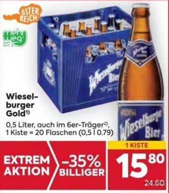 Billa Wieselburger Gold 0,5 Liter Angebot