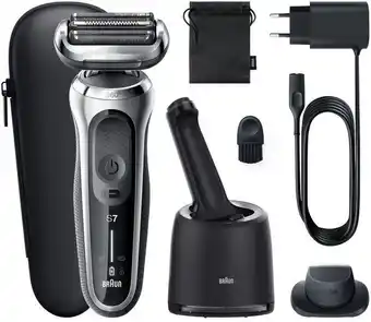 Media Markt Braun s7200cc elektrischer nass- und trockenrasierer, silber, series 7 Angebot