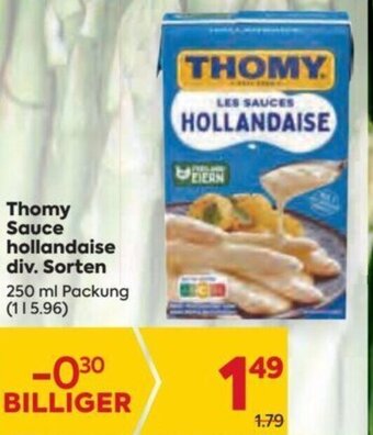 Billa Thomy Sauce hollandaise div. Sorten 250ml Angebot