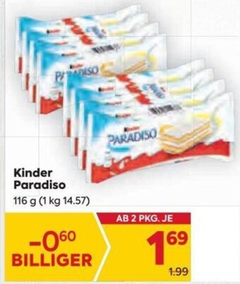 Billa Kinder Paradiso 116 g Angebot
