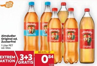 Billa Almdudler Original od. Zuckerfrei 1 Liter Angebot