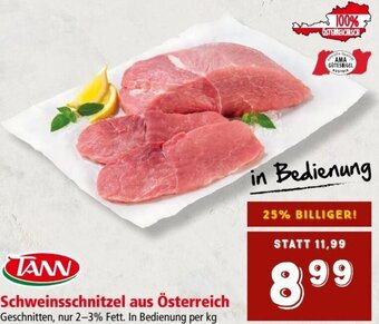 Interspar Schweinsschnitzel aus Österreich Angebot