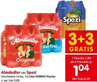 Interspar Almdudler oder Spezi 1,5-liter Angebot