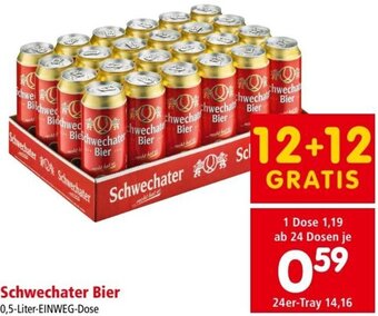 Interspar Schwechater Bier 0,5-Liter Angebot