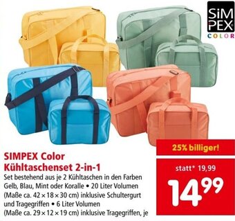 Interspar Simpex Color Kühltaschenset 2-in-1 Angebot