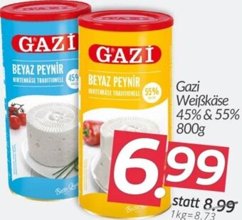 ETSAN Gazi Weißkäse 45% & 55% 800g Angebot