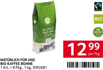 Transgourmet Natürlich Für Uns Bio Kaffee Bohne per Pkg Angebot