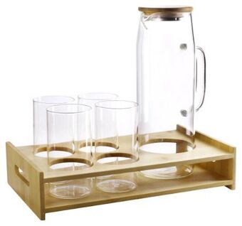 Mömax Gläserset bamboo Angebot