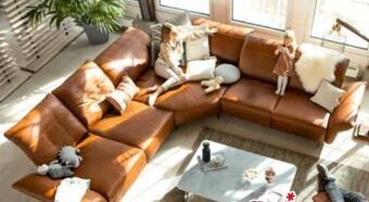 Polstermöbel Fischer Ecksofa leder Angebot