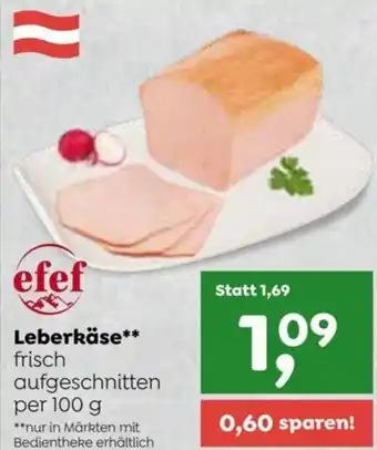 ADEG efef Leberkäse 100 g Angebot