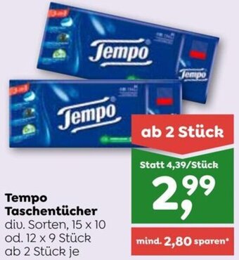 ADEG Tempo Taschentücher Angebot